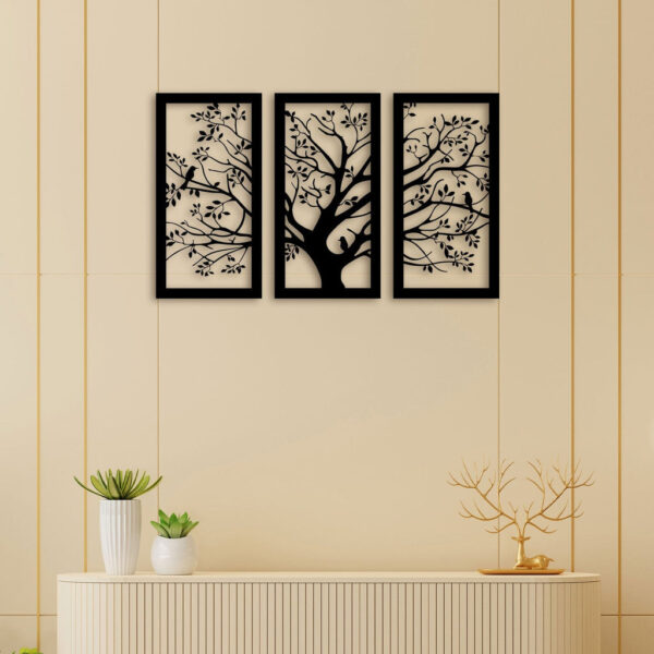 3 Piece Big Tree Metal Wall Art