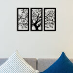 3 Piece Big Tree Metal Wall Art2