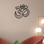 3D Om Metal Wall Art2