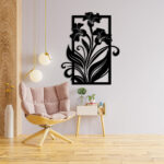 Amaryllis Flower Metal Wall Art4