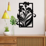 Amaryllis Flower Metal Wall Art5