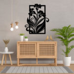 Amaryllis Flower Metal Wall Art7