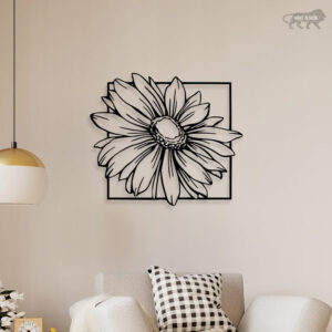 Amazing Sunflower Metal Wall Art2