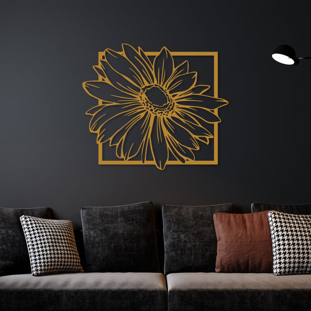 Amazing Sunflower Metal Wall Art5