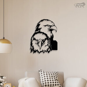 American Two Eagle Metal Wall Art