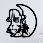 Angry Hanuman Metal Wall Art1