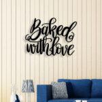 Baked With Love Metal Wall Art2