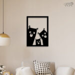 Bear Family Metal Wall Art