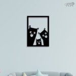 Bear Family Metal Wall Art2