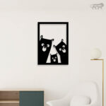 Bear Family Metal Wall Art3