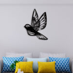 Beautiful Flying Bird Metal Wall Art2