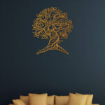 Beautiful Tree Metal wall art4