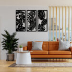 Big Leaves 3 Piece Set Metal Wall Art7