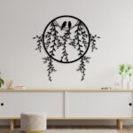 Bird Sitting Metal Wall Art4 1