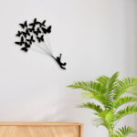 Boy With Butterflies Metal Wall Art3