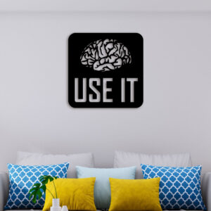 Brain Metal Wall Art4