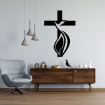 Christian Cross Metal Wall Art1