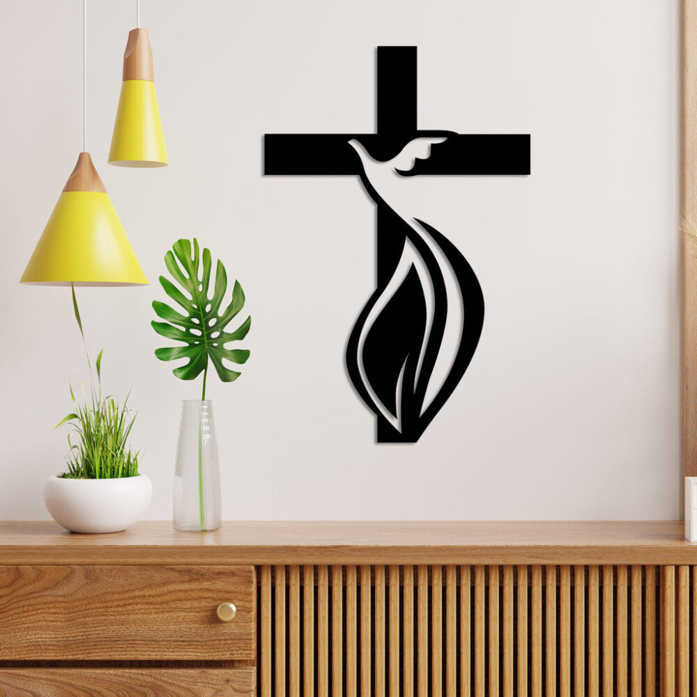 Christian Cross Metal Wall Art6