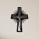 Christian Cross Symbol Metal Wall Art1