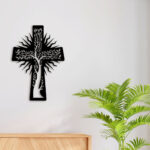 Christian Cross Symbol Metal Wall Art2