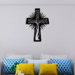 Christian Cross Symbol Metal Wall Art3