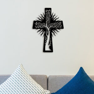 Christian Cross Symbol Metal Wall Art4