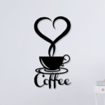 Coffee With Love Metal Wall Art1