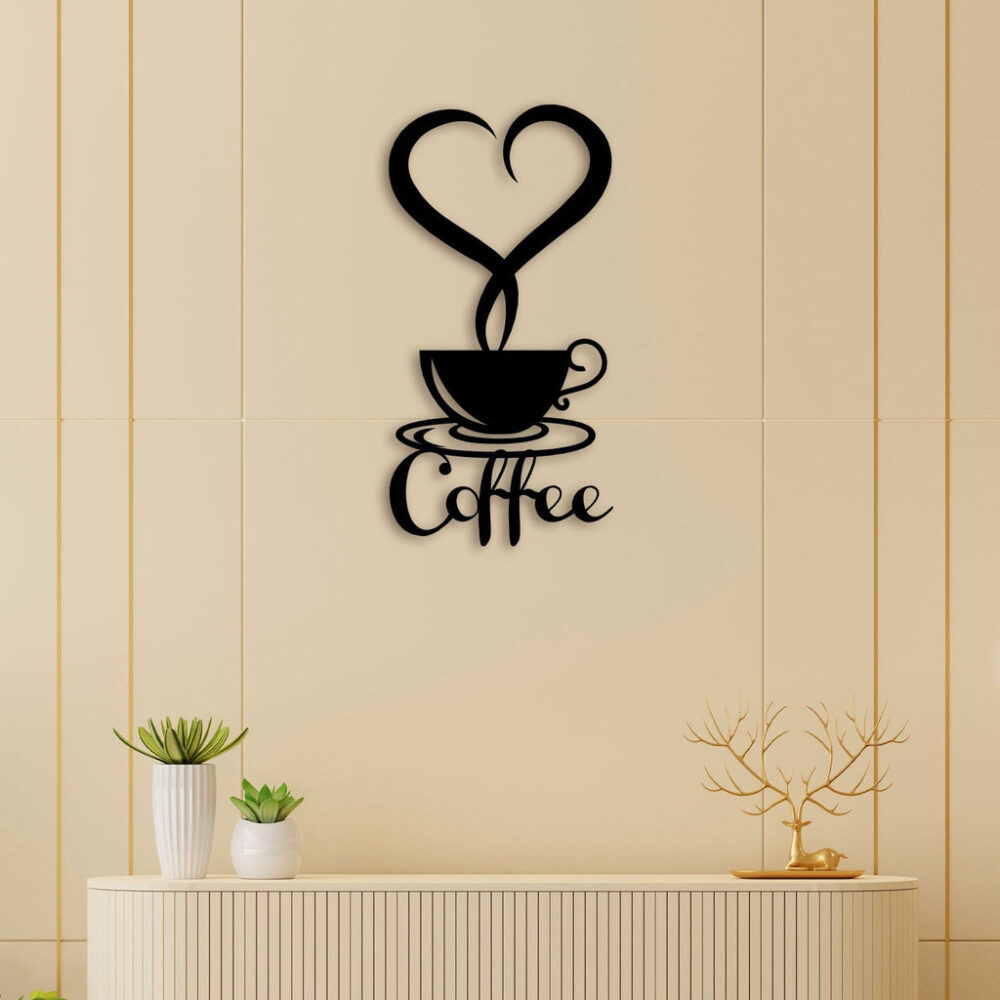 Coffee With Love Metal Wall Art3