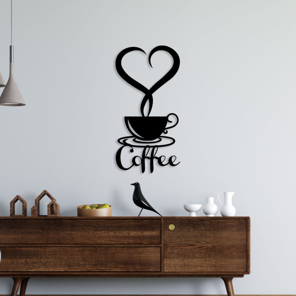 Coffee With Love Metal Wall Art4
