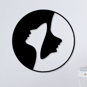 Combine Woman Metal Wall Art1