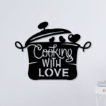 Cooking With Love Metal Wall Art1