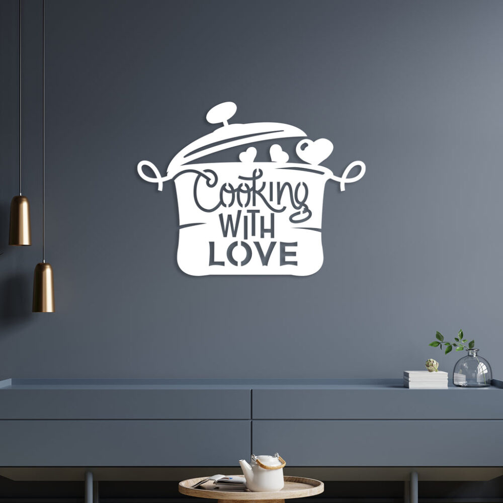Cooking With Love Metal Wall Art6