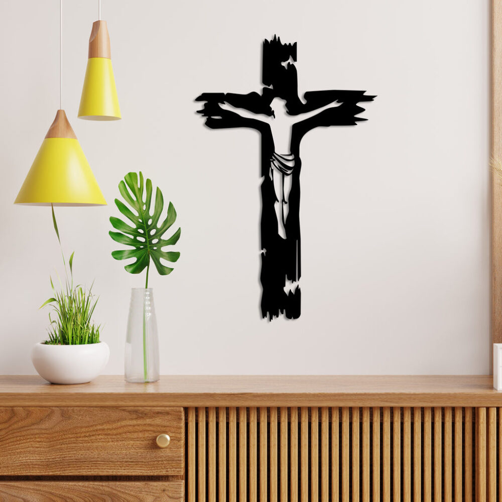 Crucifix Metal Wall Art5