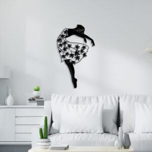 Dancing Girl Metal Wall Art