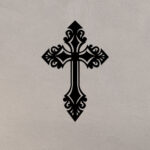 Designer Christian Cross Metal Wall Art1