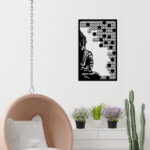 Elegant Buddha Worship Style Metal Wall Art5