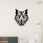 Elegant Cat Look Metal Wall Art3