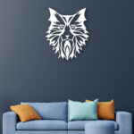 Elegant Cat Look Metal Wall Art5