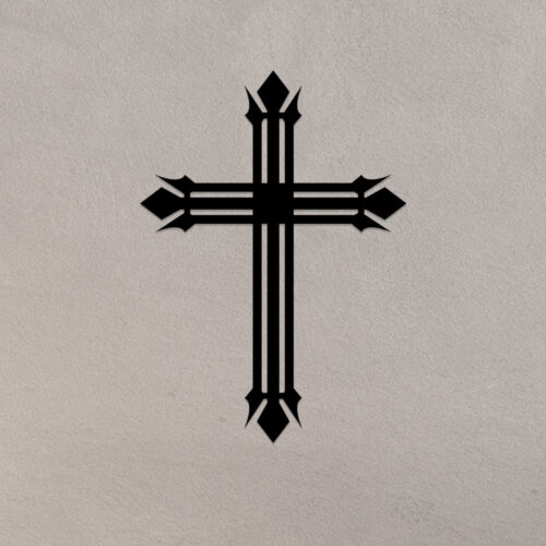Elegant Christian Cross Metal Wall Art1
