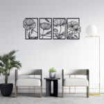 Flower Family Sets Metal Wall Art2