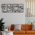 Flower Family Sets Metal Wall Art6