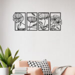 Flower Family Sets Metal Wall Art7