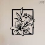 Flower Wall Clip Art Metal1 1