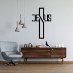 Jesus Cross Metal Wall Art1