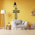 Jesus Cross Metal Wall Art2