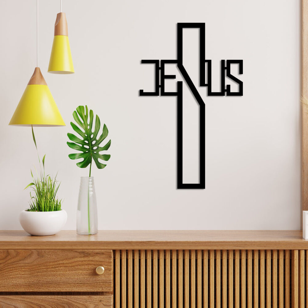 Jesus Cross Metal Wall Art5