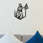 Justice Metal Wall Art2