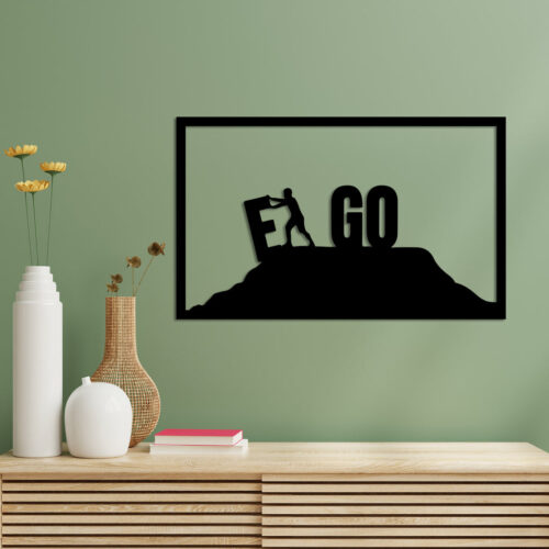 Let GO Your EGO Metal Wall Art4