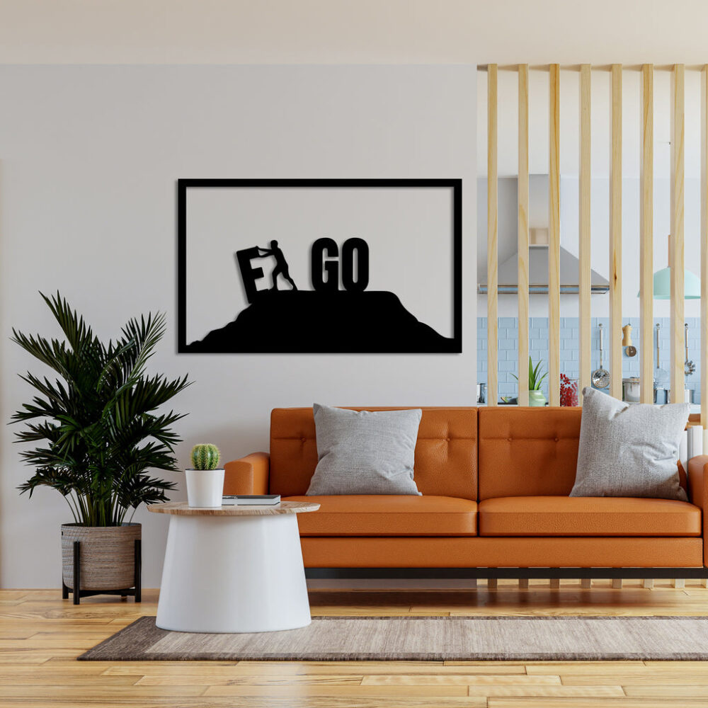 Let GO Your EGO Metal Wall Art7
