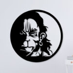 Lord Hanuman Metal Wall Art1